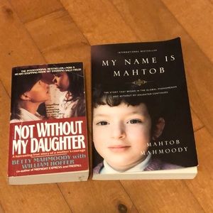 Set of Two Paperback Books - Not Without My Daughter and My Name Is Mahtob